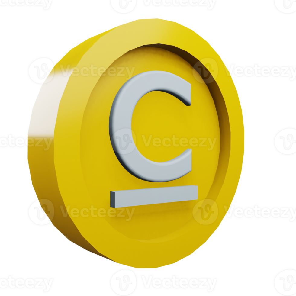 3 D illustration of som icon png