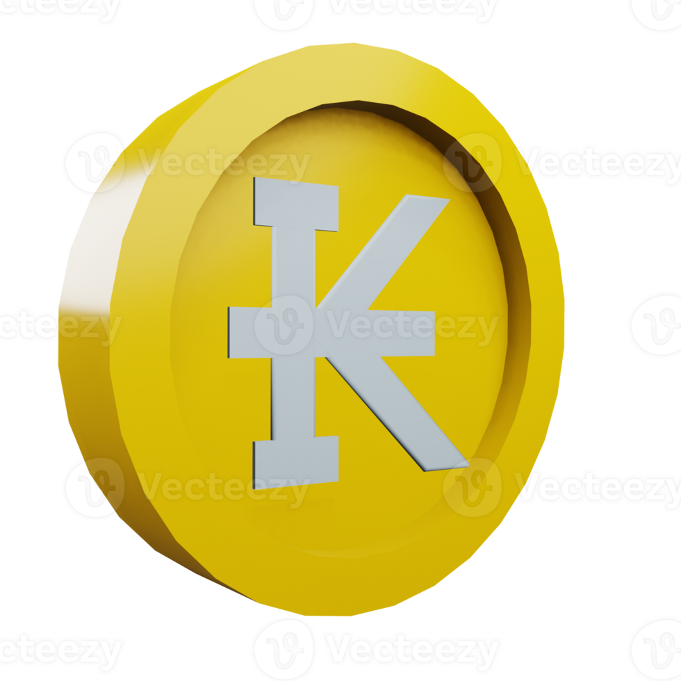 3 D illustration of kip icon png