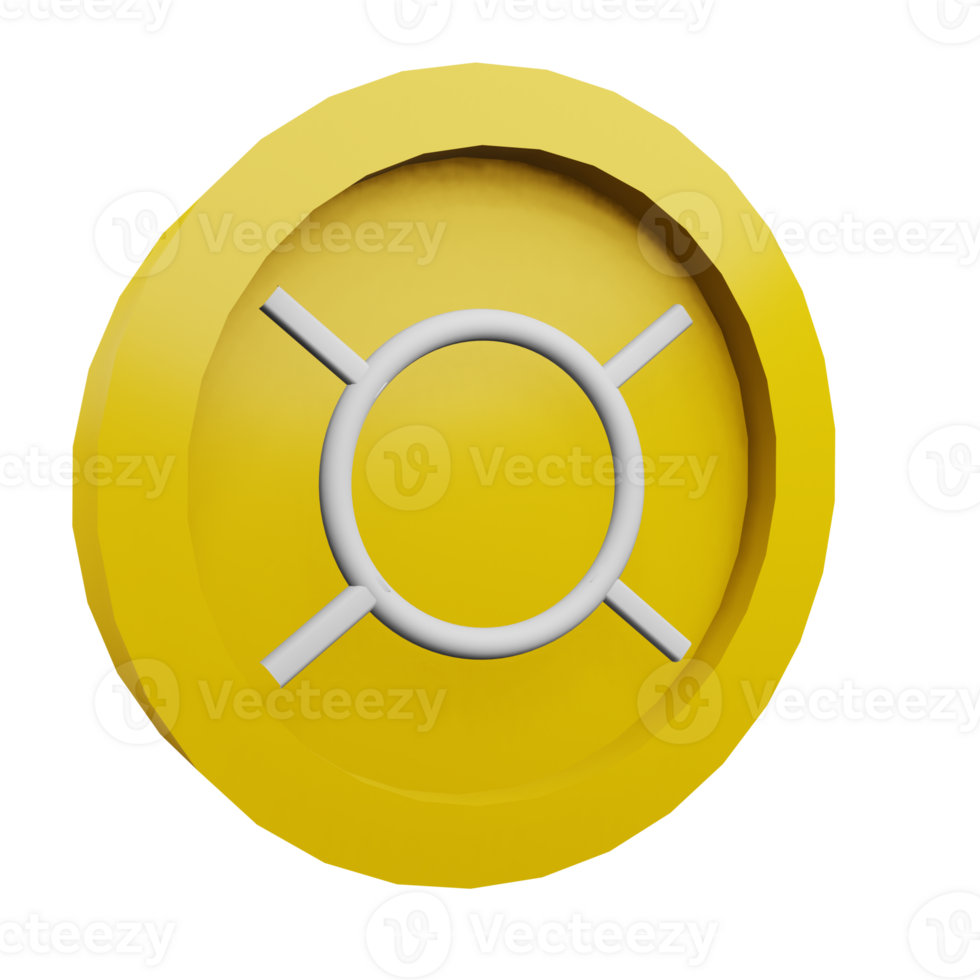3 D illustration of generic icon png