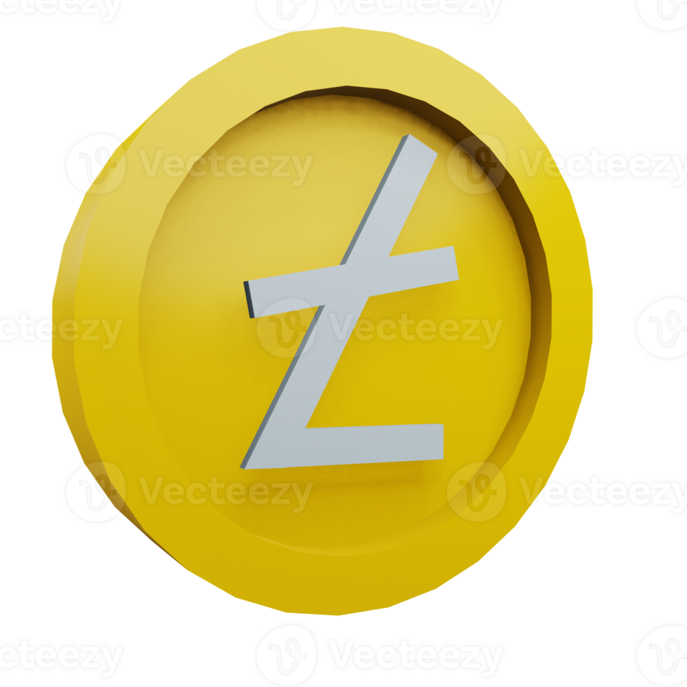 3 D illustration of litecoin icon png