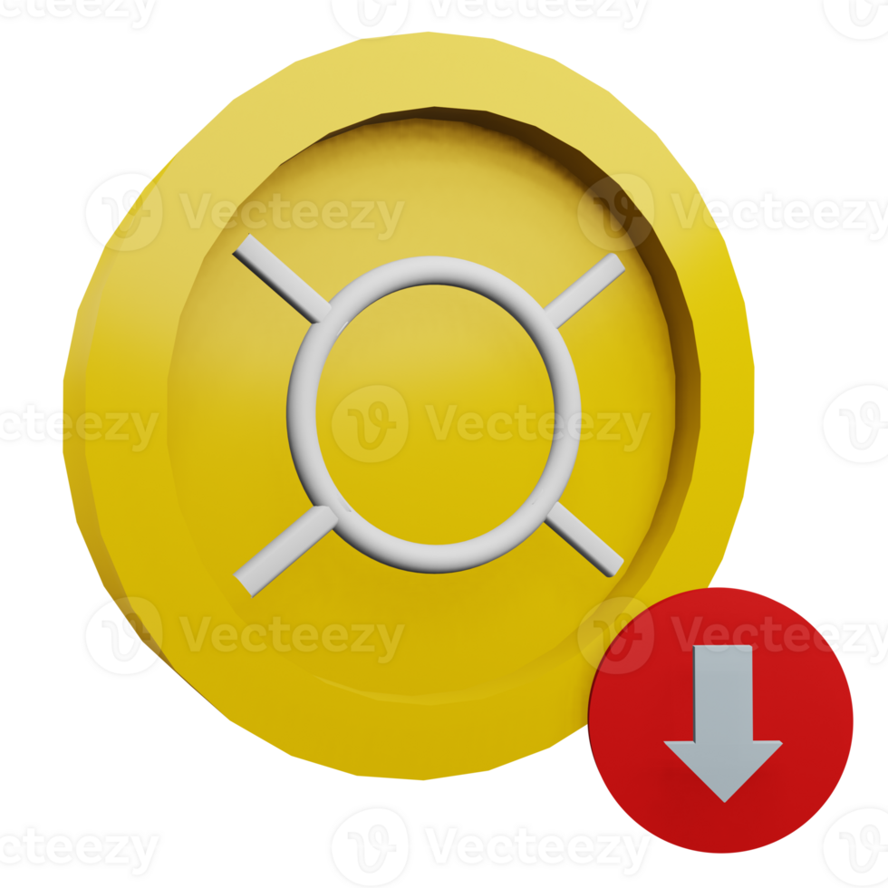 3 D illustration of generic icon png