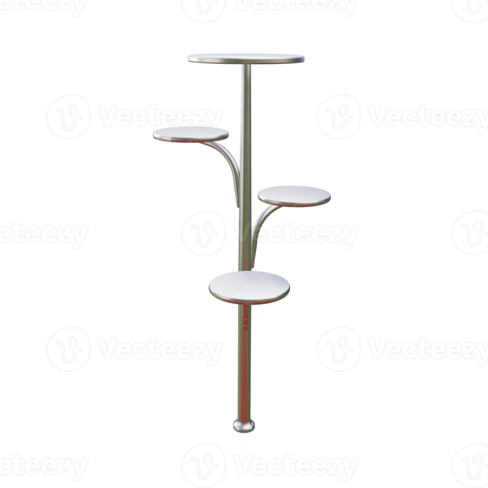 3 D illustration of Plant Stand icon png