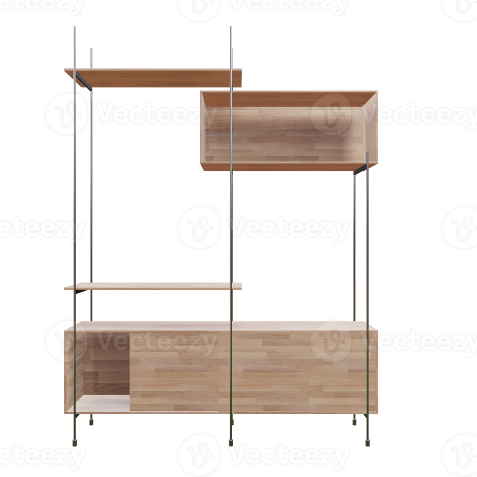 3 D illustration of Shelf icon png
