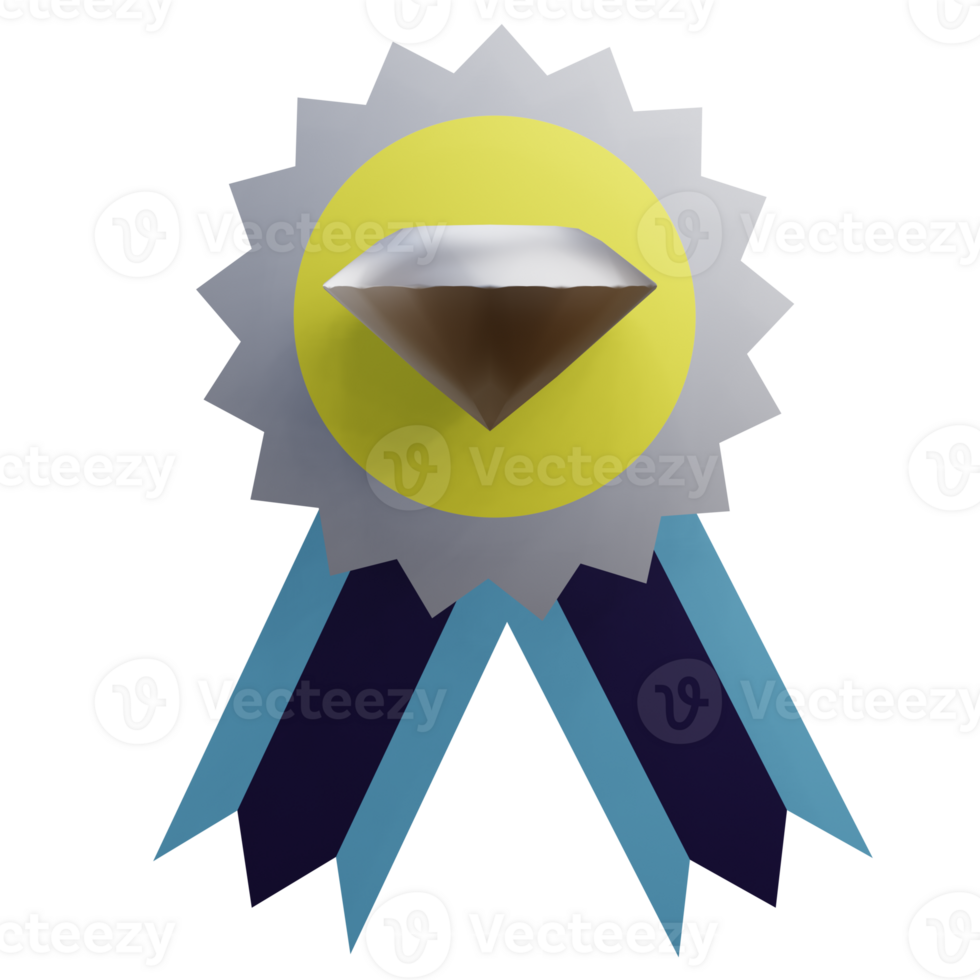 3 D illustration of best quality icon png