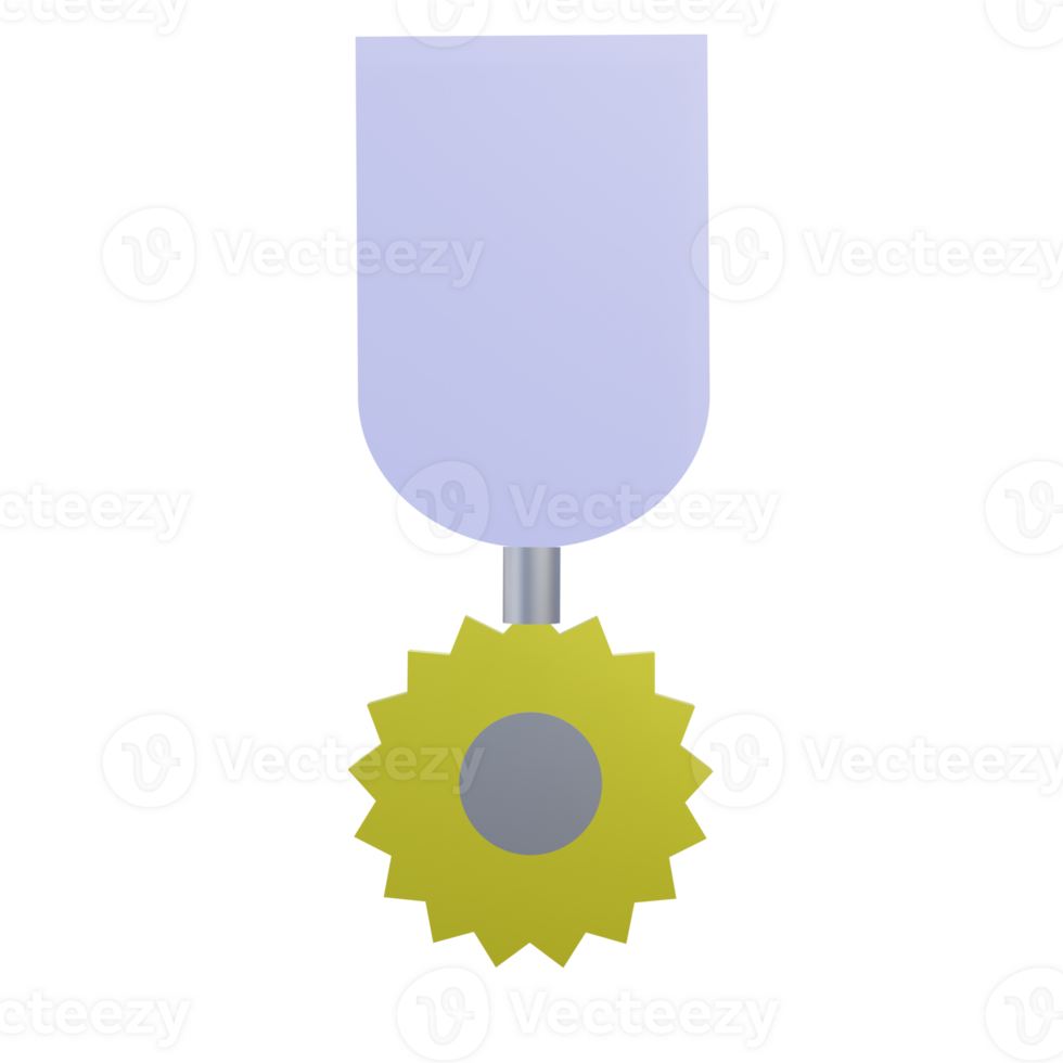 3 D illustration Badge icon png