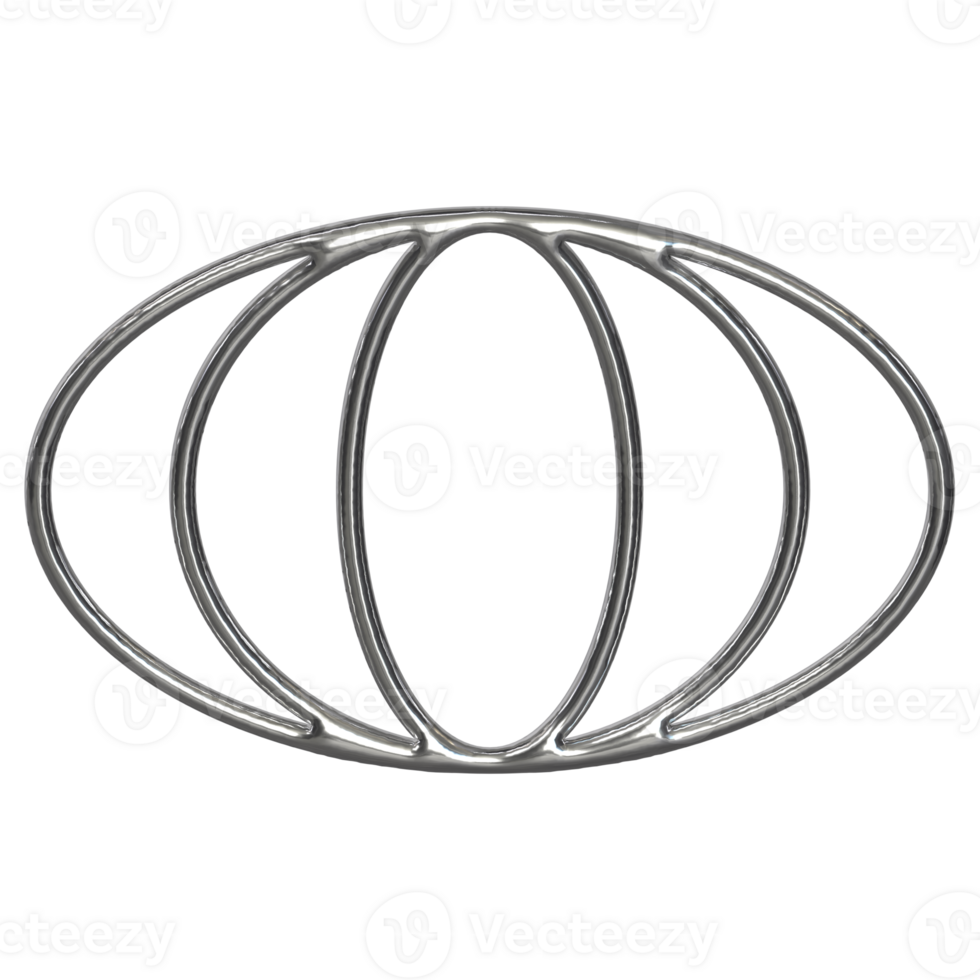 3d chrome Retro futuristic y2k elements png