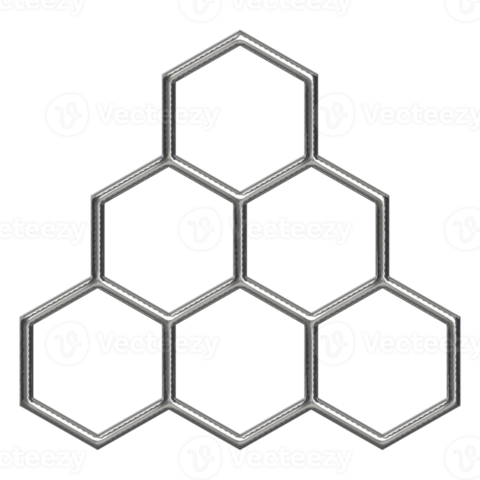 3d chrome Retro futuristic y2k elements png