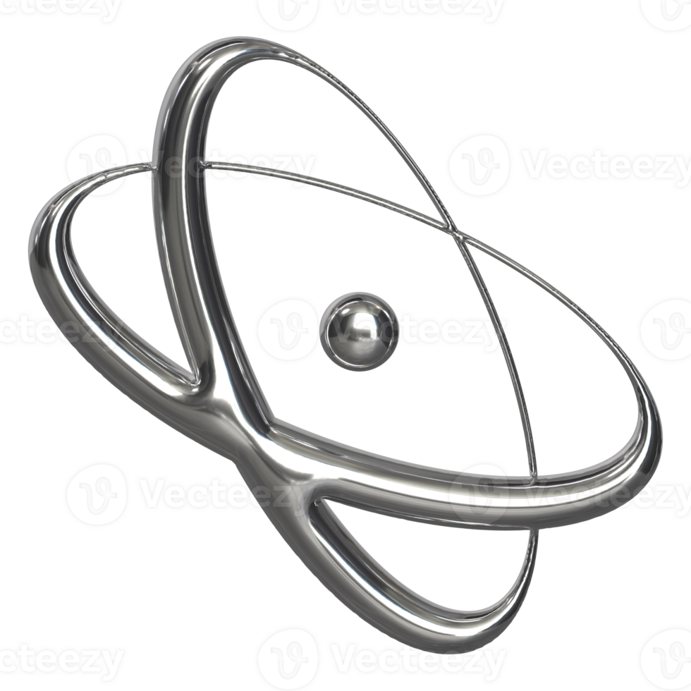 3d chrome Retro futuristic y2k elements png