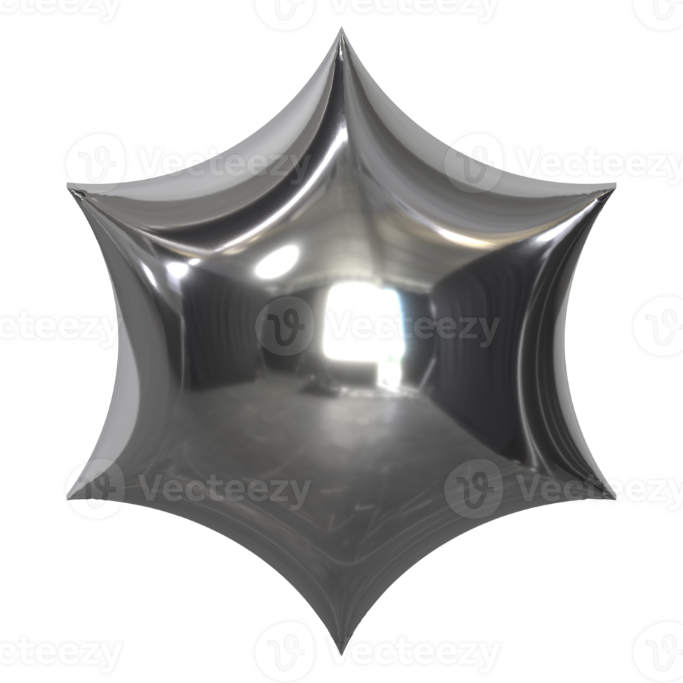 3d chrome Retro futuristic y2k elements png