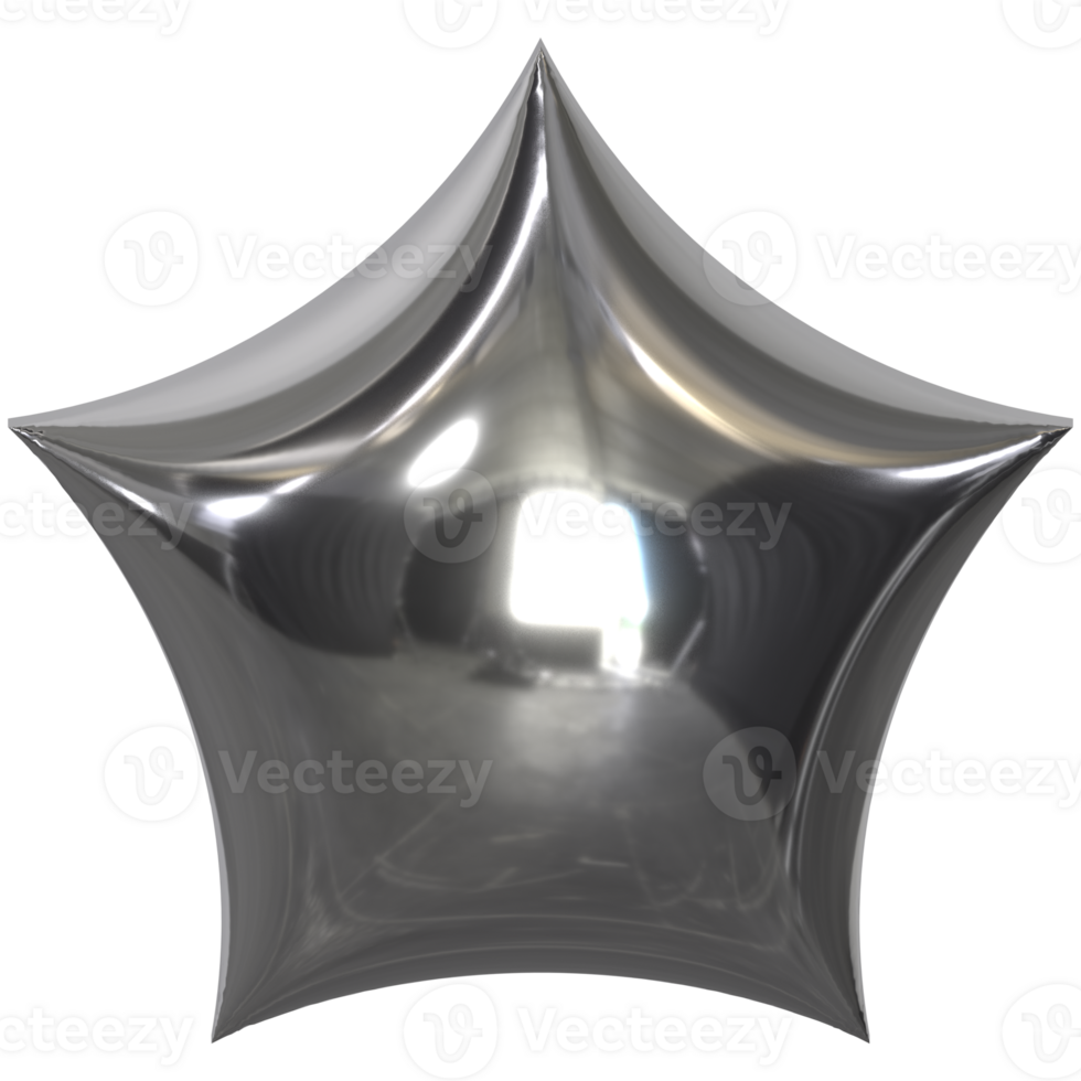 3d chrome Retro futuristic y2k elements png