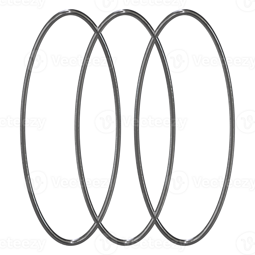 3d chrome Retro futuristic y2k elements png