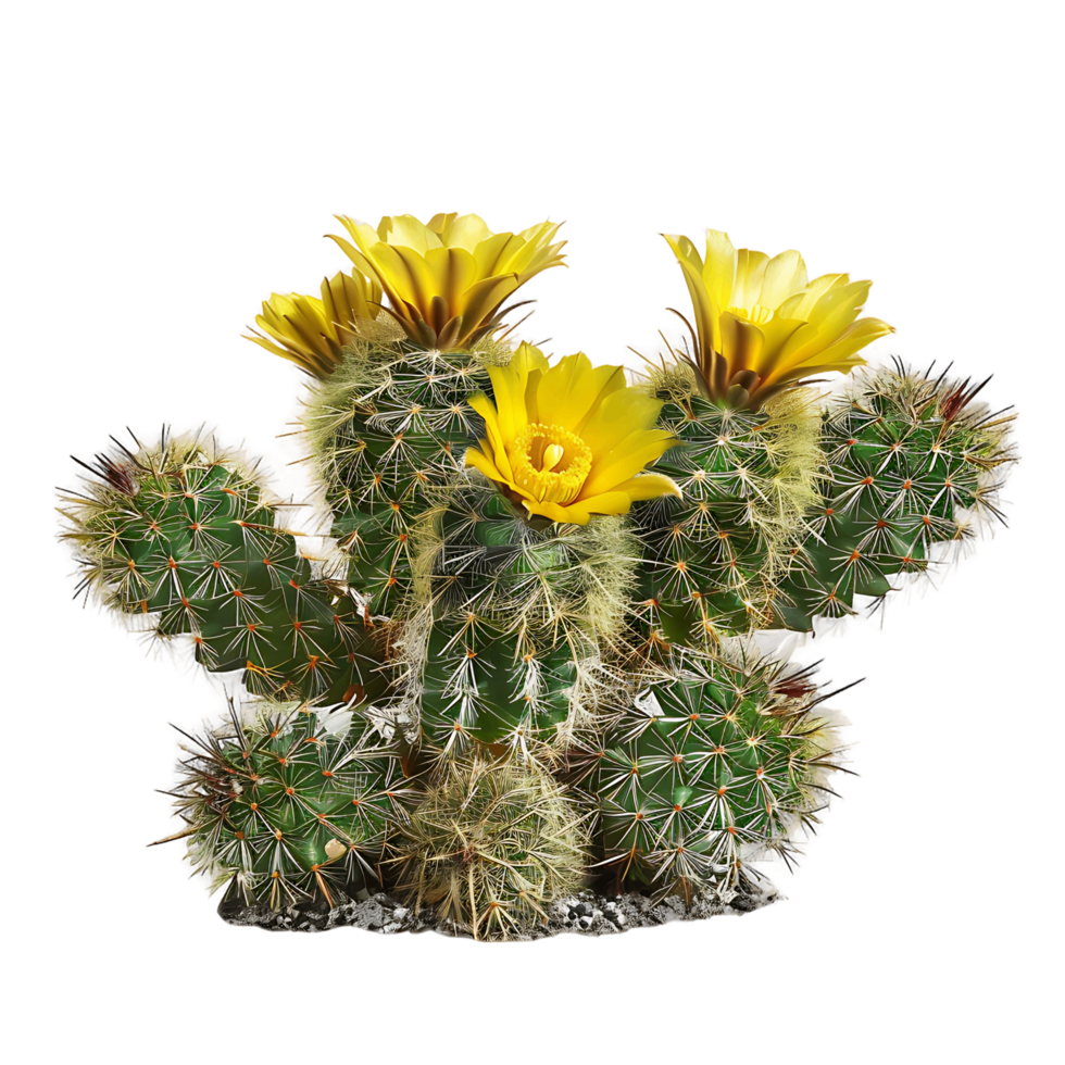Coryphantha Echinus Isolated on Transparent Background png