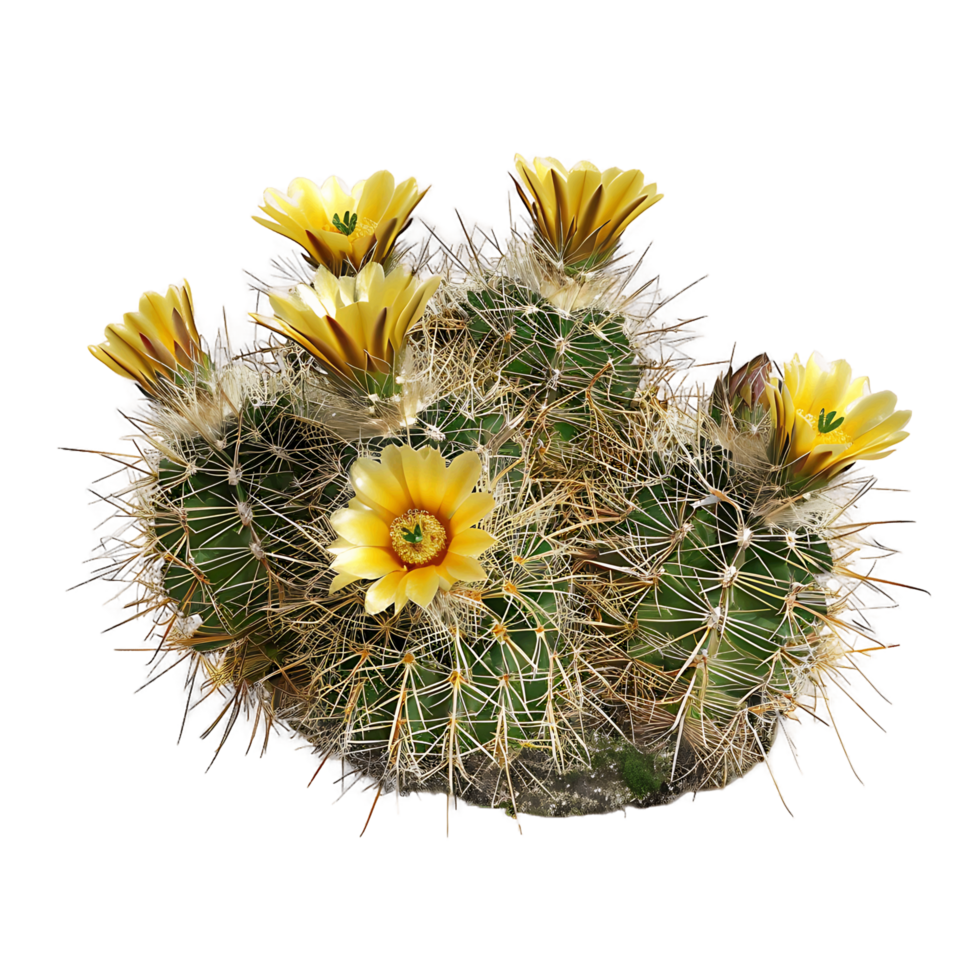 Coryphantha Echinus with Clear Background png