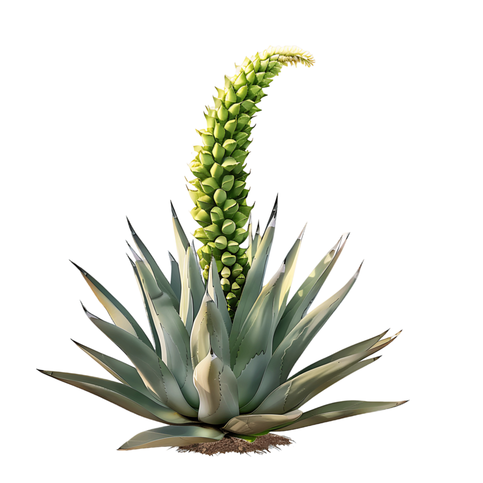 Agave Attenuata on Transparent Background png