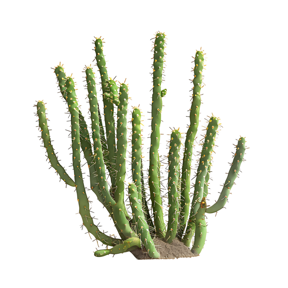 Bergerocactus Emoryi on Transparent Background png