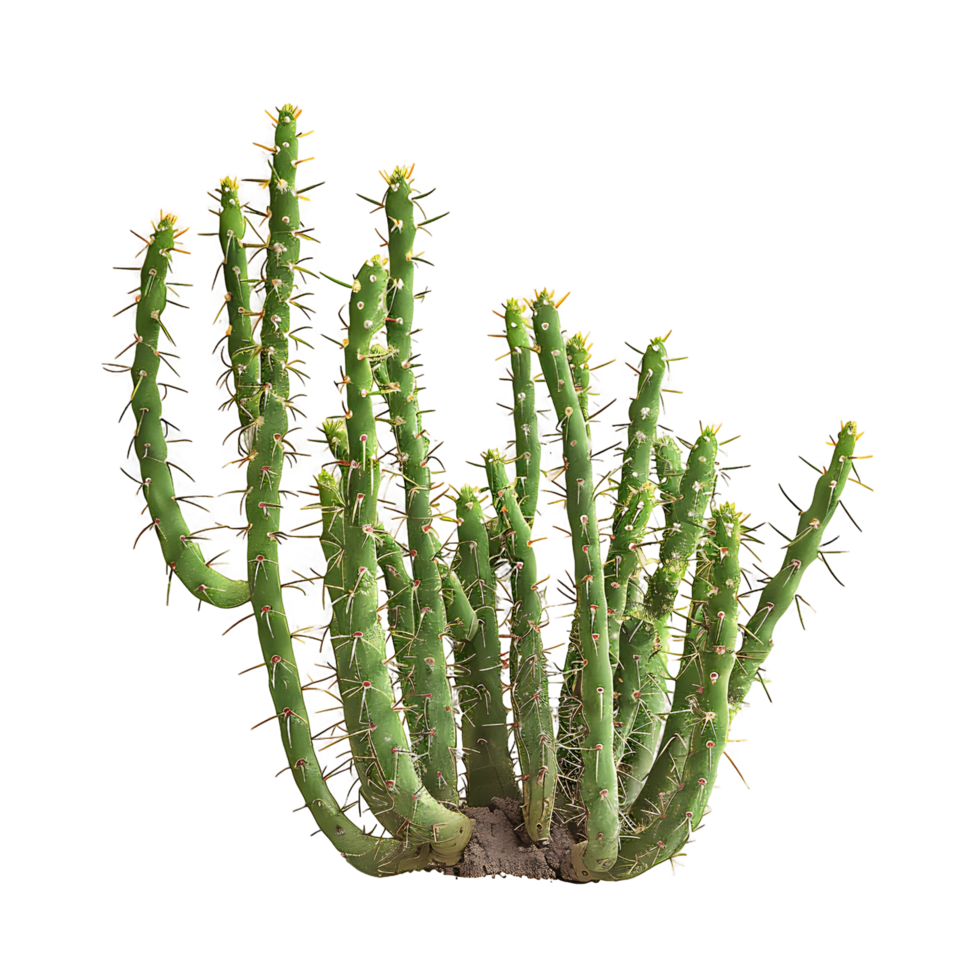 Bergerocactus Emoryi Isolated on Clear Background png