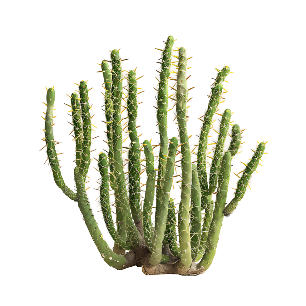 Bergerocactus Emoryi Isolated on Transparent png
