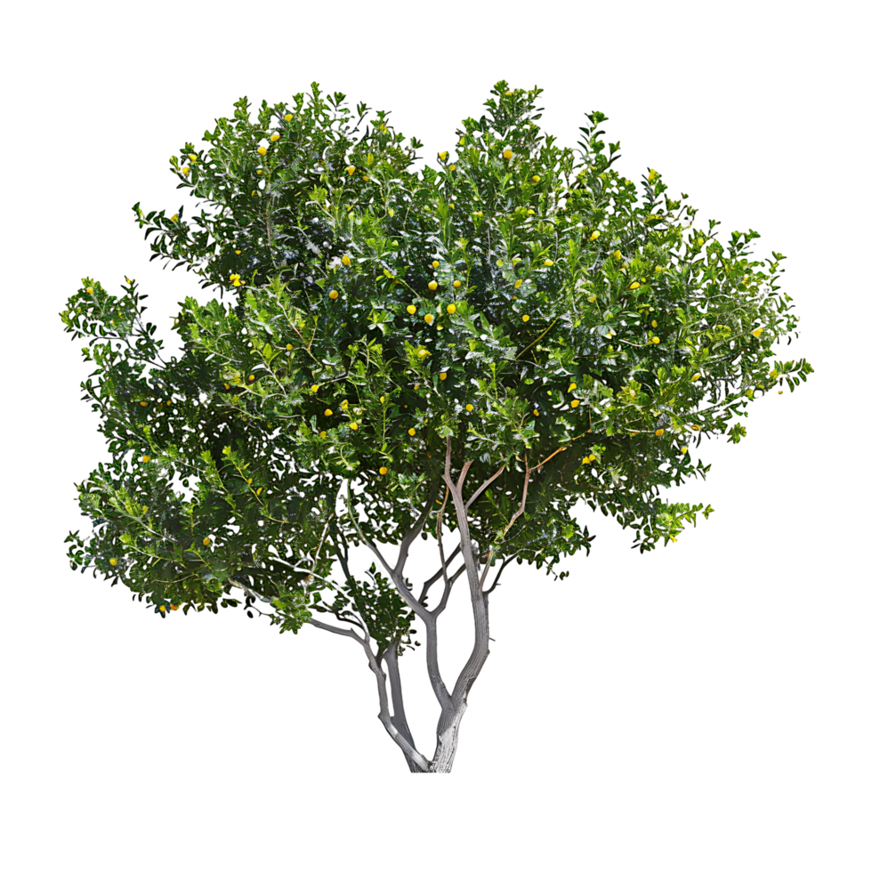 Larrea Cuneifolia Tree Isolated on Transparent Background png