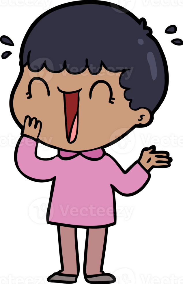 laughing cartoon man drawing png