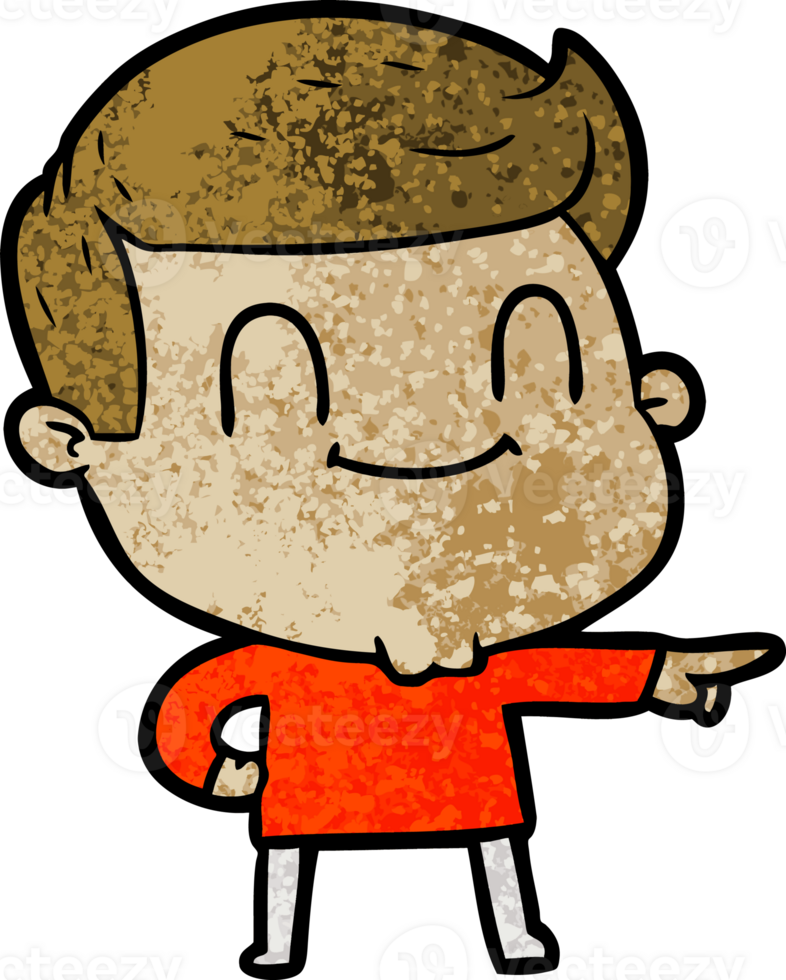 cartoon friendly man drawing png