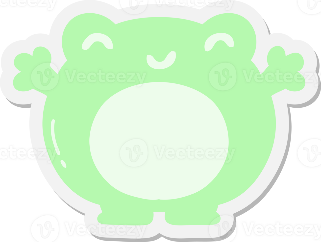 frog sticker drawing png