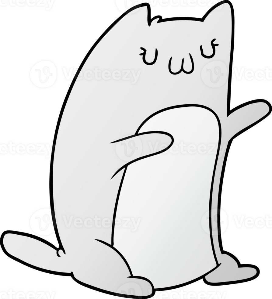cartoon cat drawing png