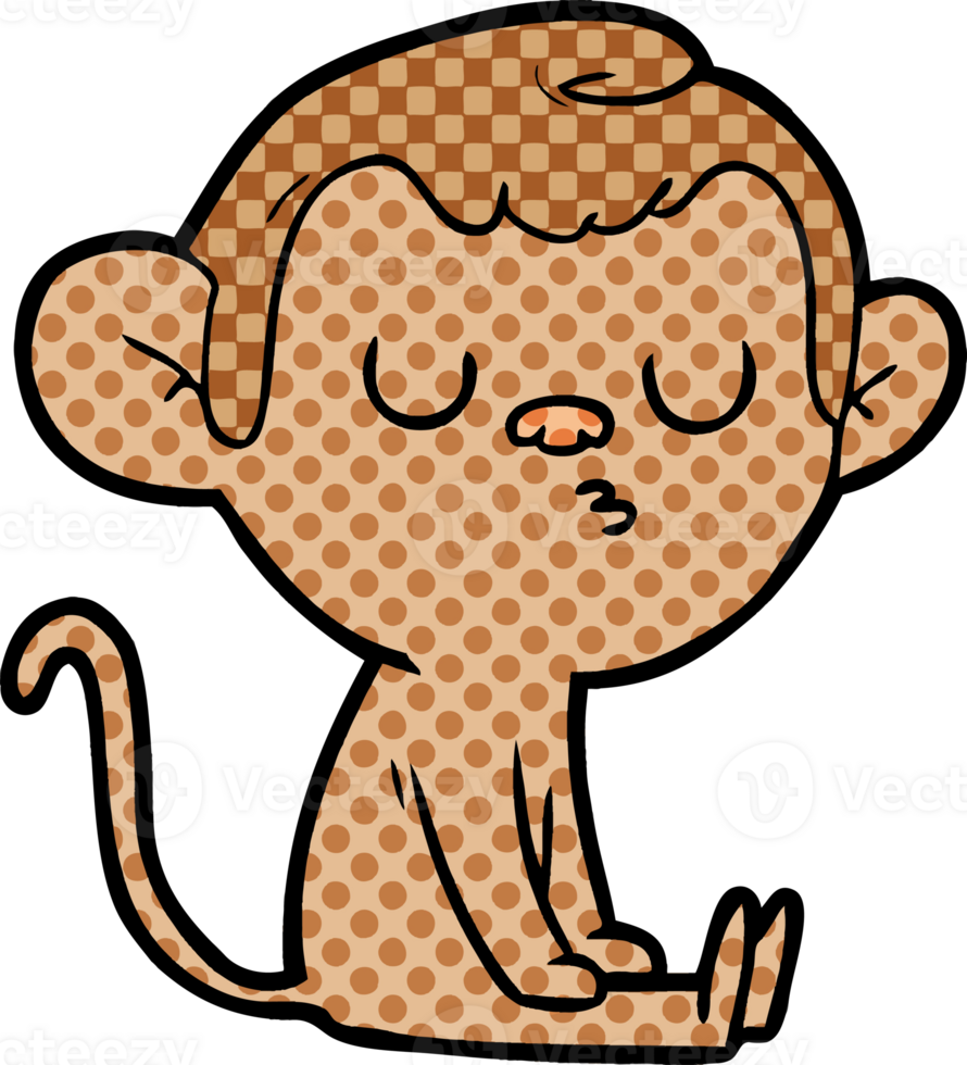 cartoon monkey drawing png
