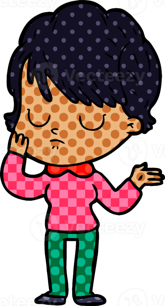 cartoon woman drawing png