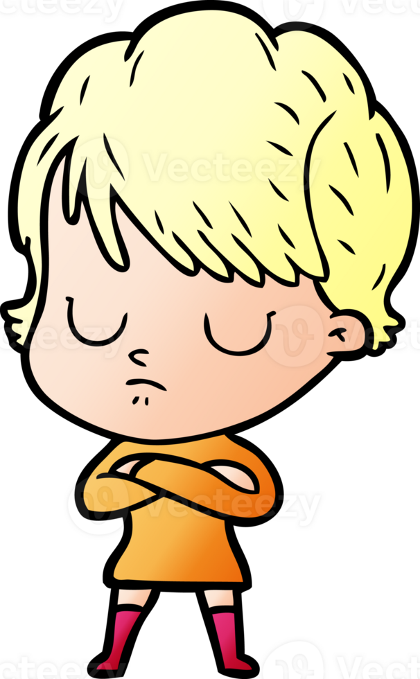cartoon woman drawing png