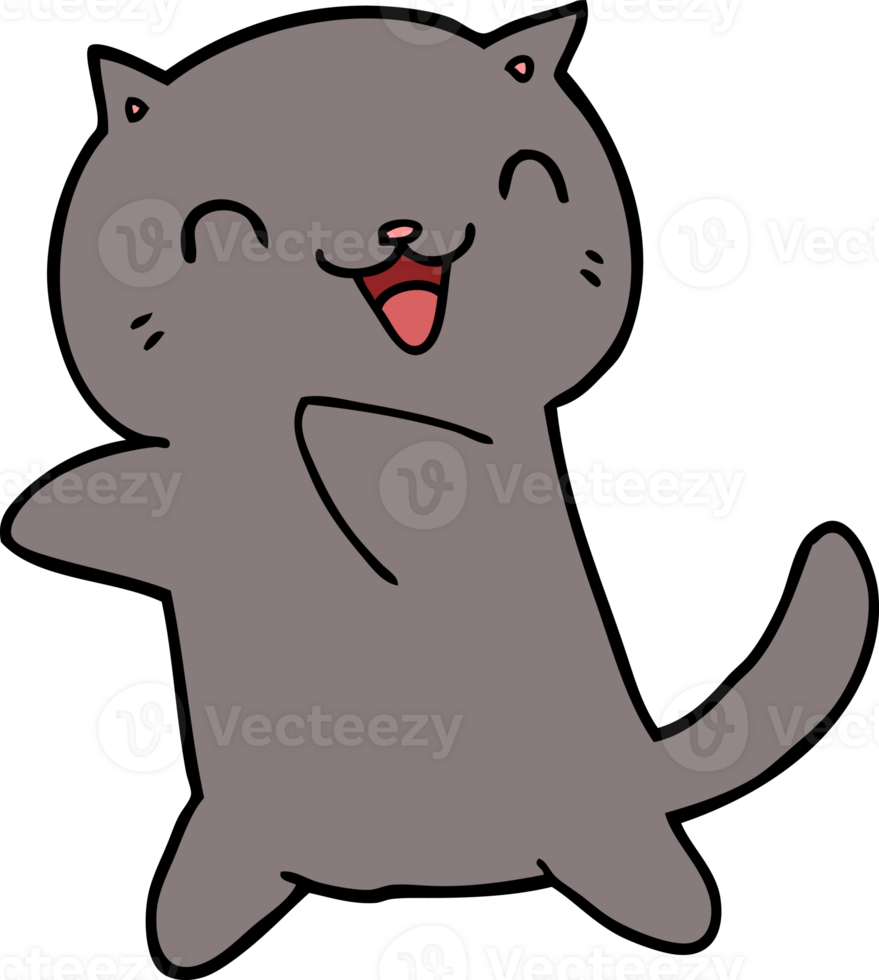 cartoon cat drawing png