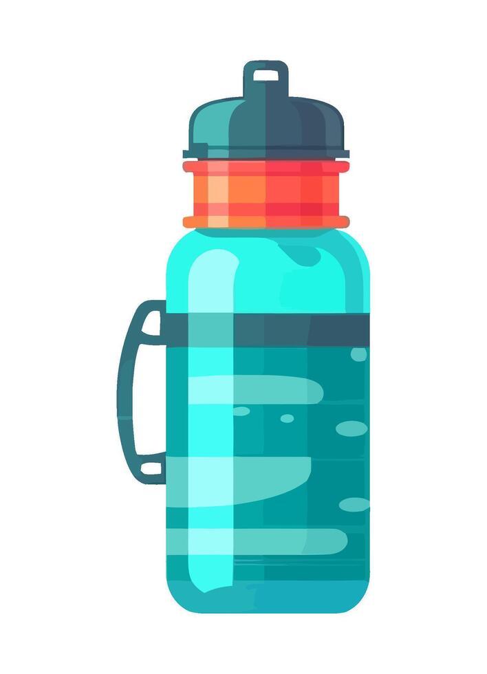drink purified water bottle icon isolated vector