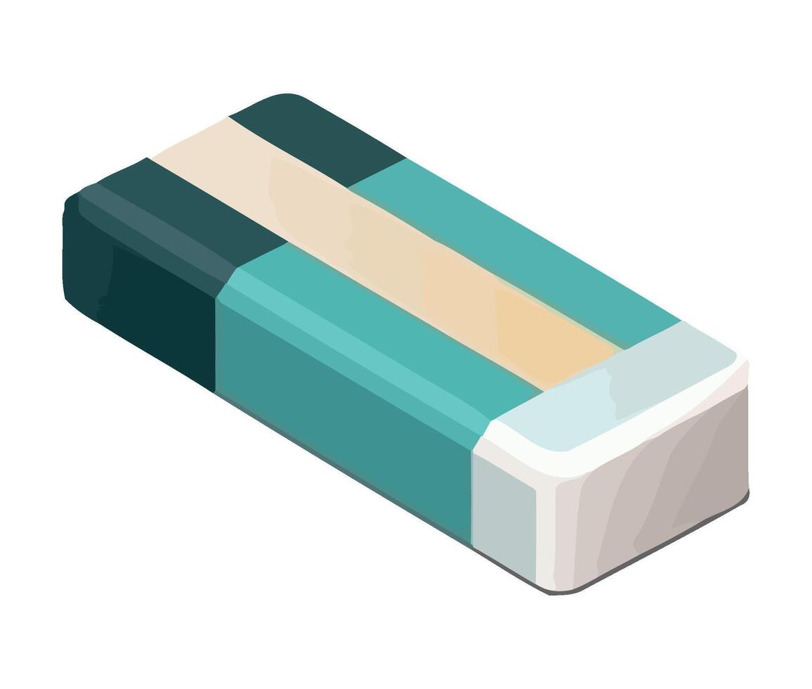isolated icon eraser supply icon vector