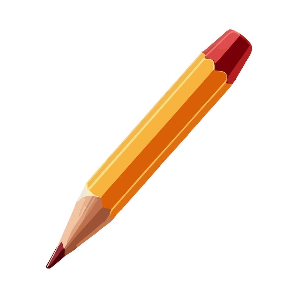 pencil isolated design on white background icon vector