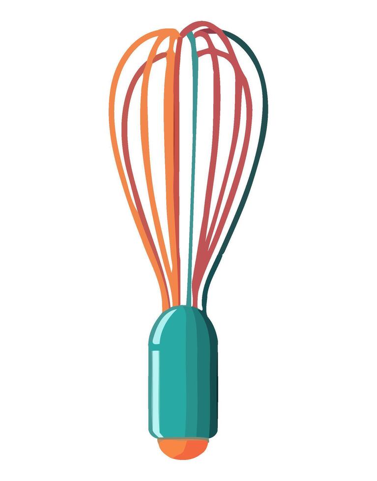 whisk kitchen on white backdrop icon isolated vector