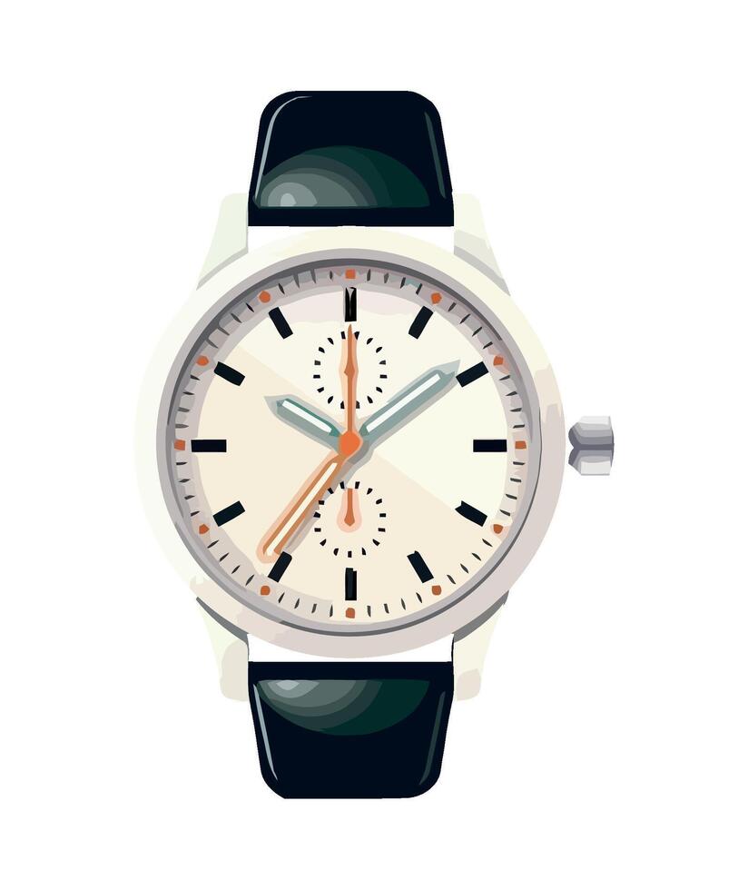 Wristwatch timer fashion icon isolated vector