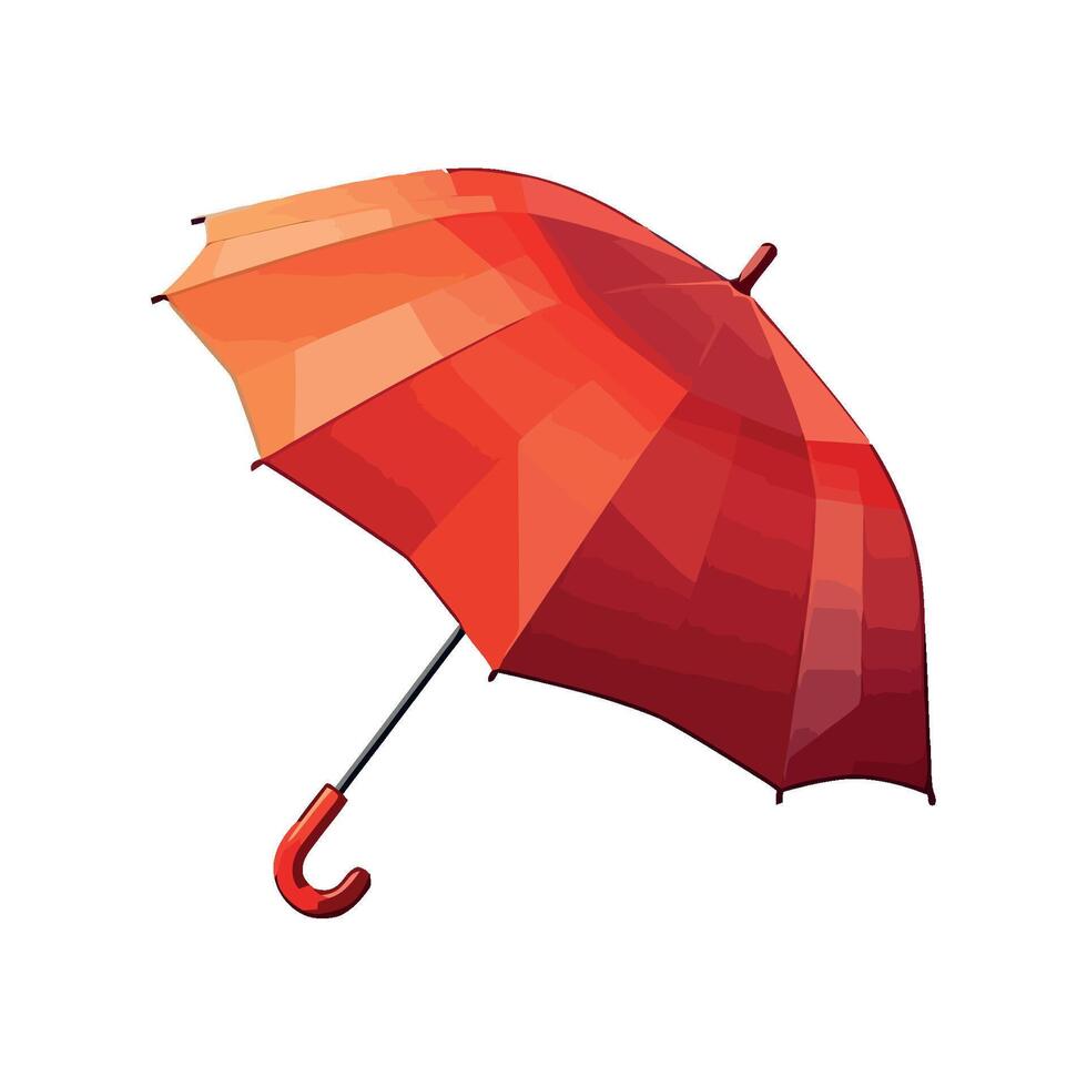 umbrella personal accessory icon isolated vector