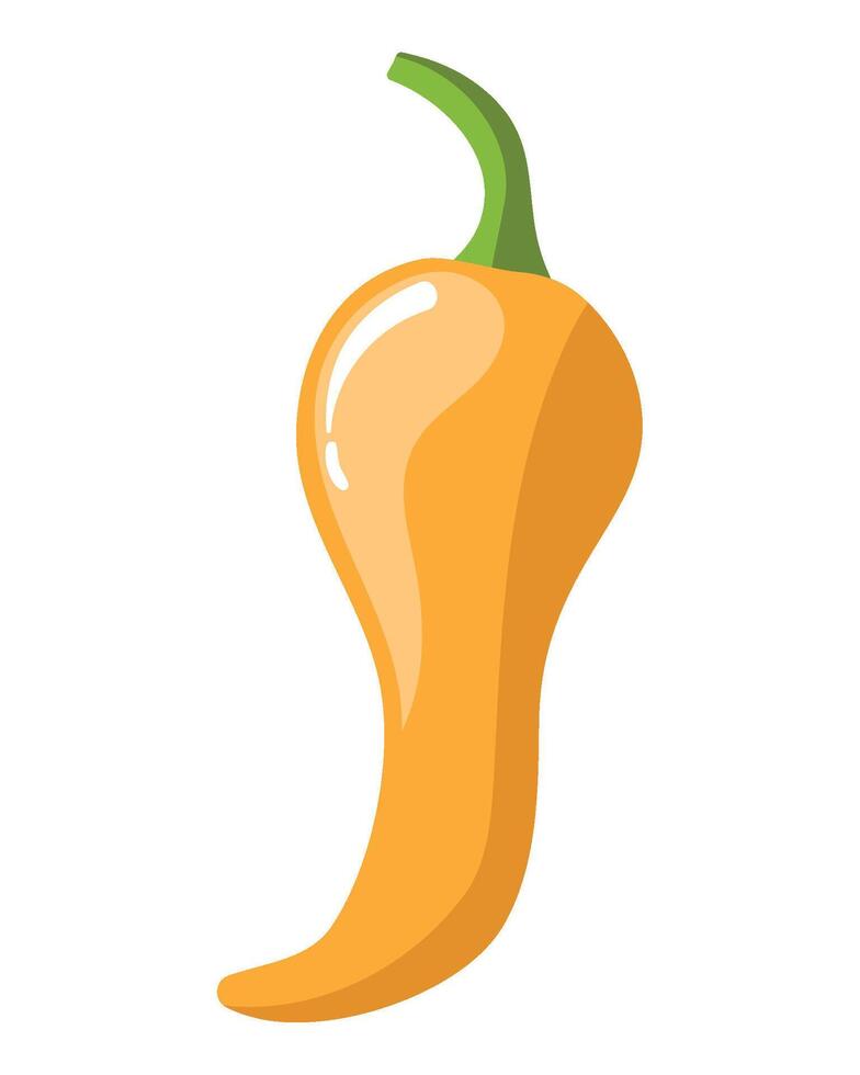 international hot and spicy food day yellow pepper illustration vector