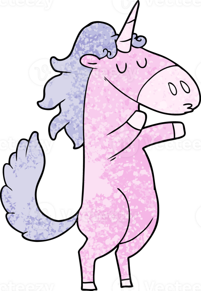 cartoon unicorn drawing png