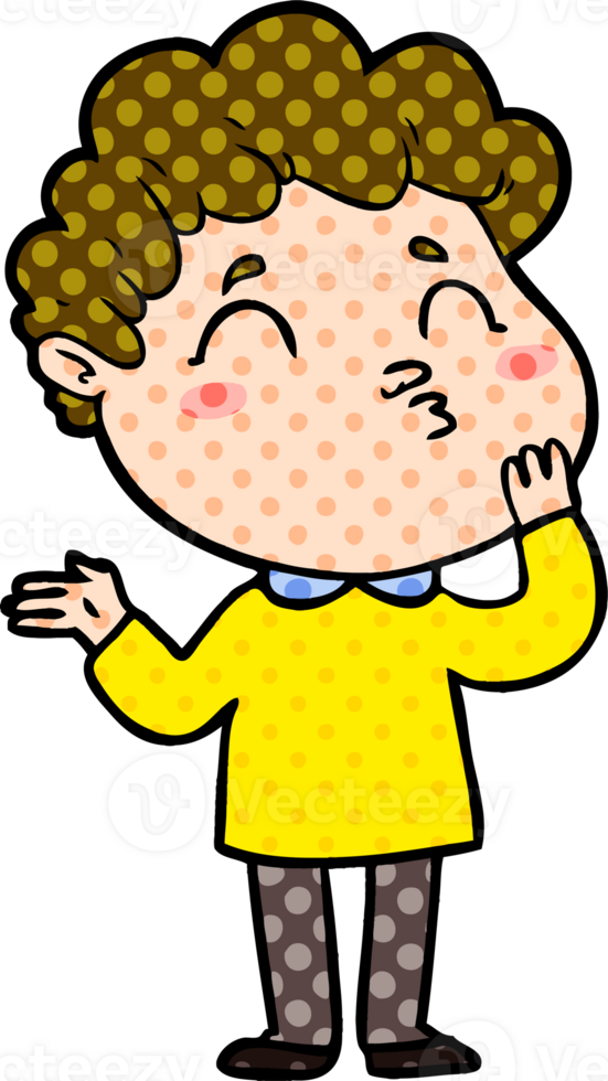 cartoon man pouting drawing png