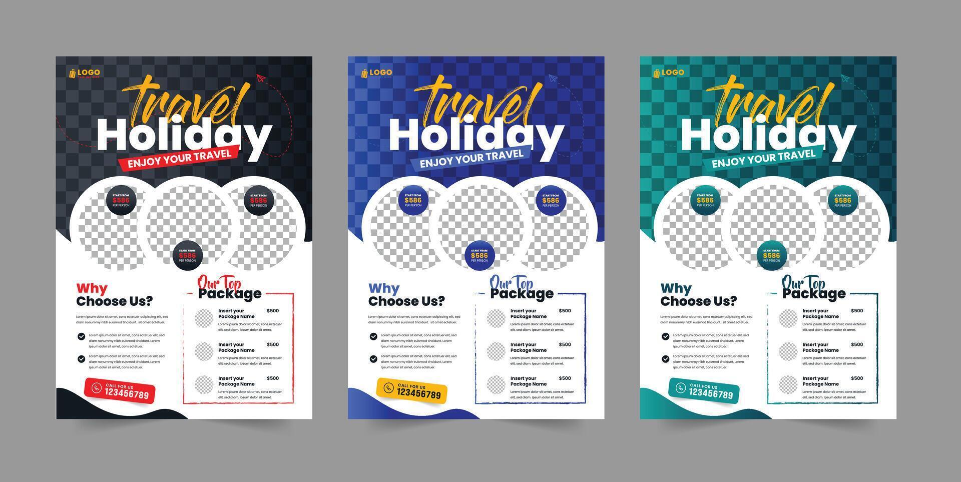 viaje volantes diseño además viaje fiesta volantes disposición. vector