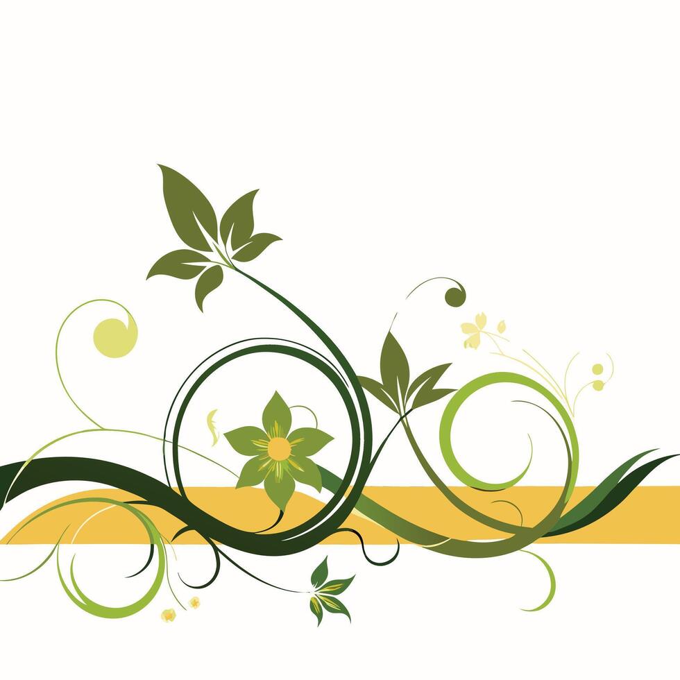 Floral background design illustration vector