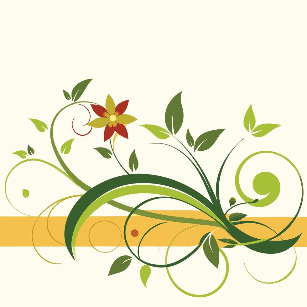 Floral background design illustration vector