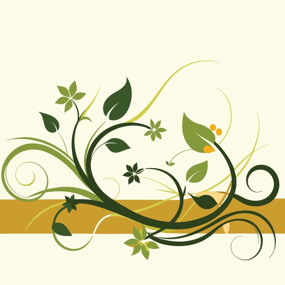 Floral background design illustration vector