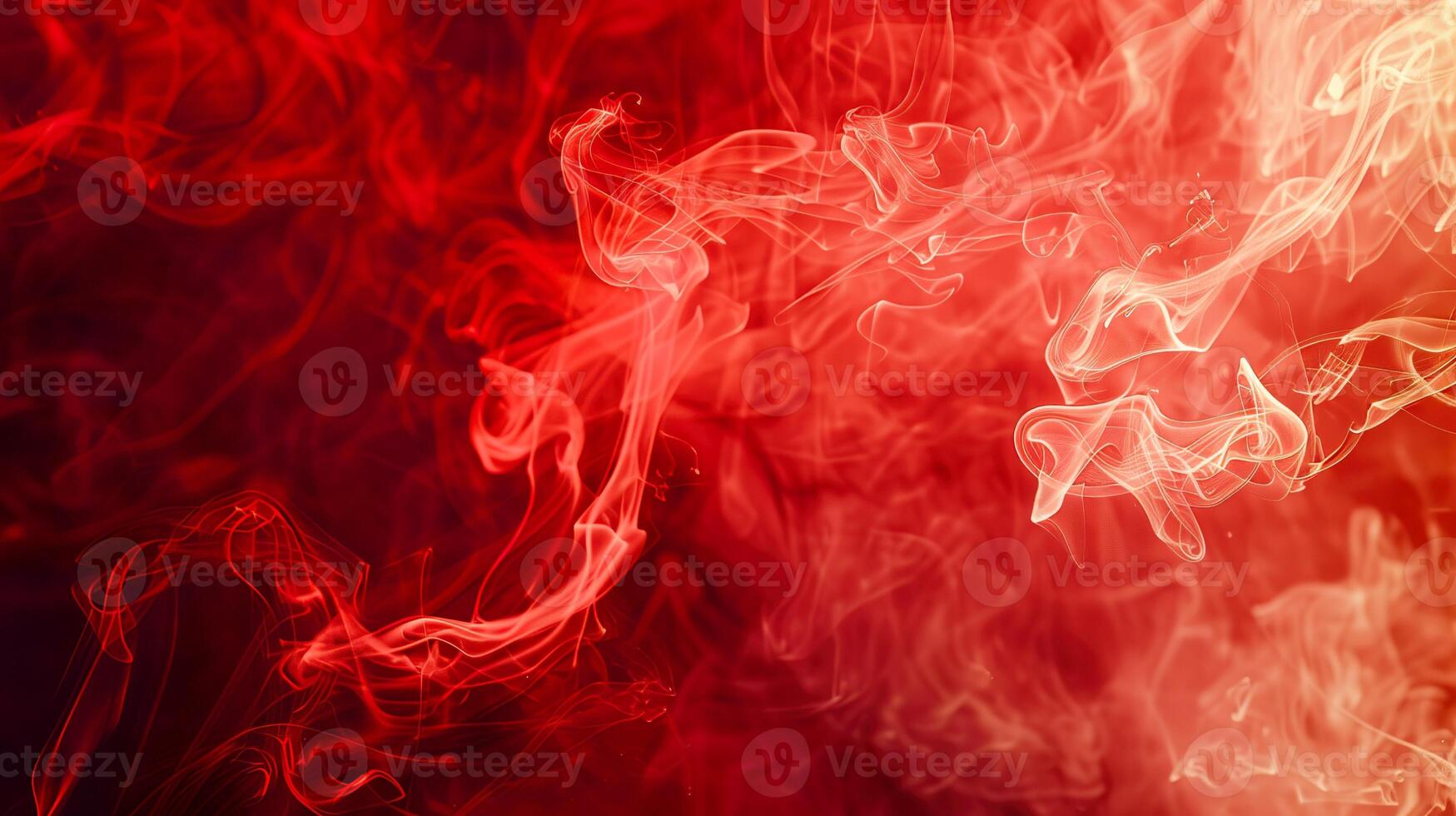 Abstract liquid smoke background. Red color ink dynamic motion background photo