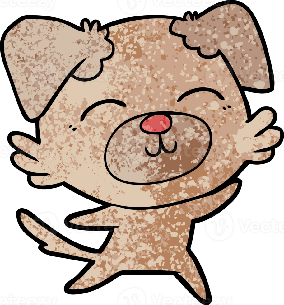 cartoon dog drawing png