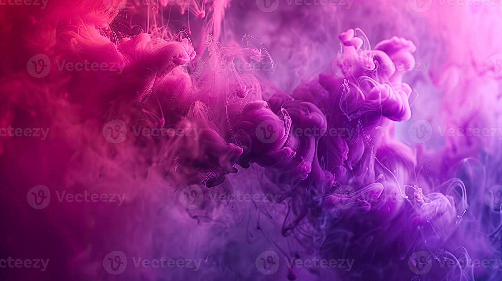 Abstract liquid smoke background. Pink magenta purple color ink dynamic motion background photo