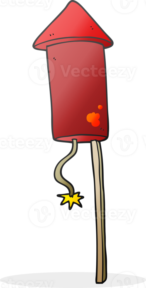 freehand drawn cartoon firework drawing png
