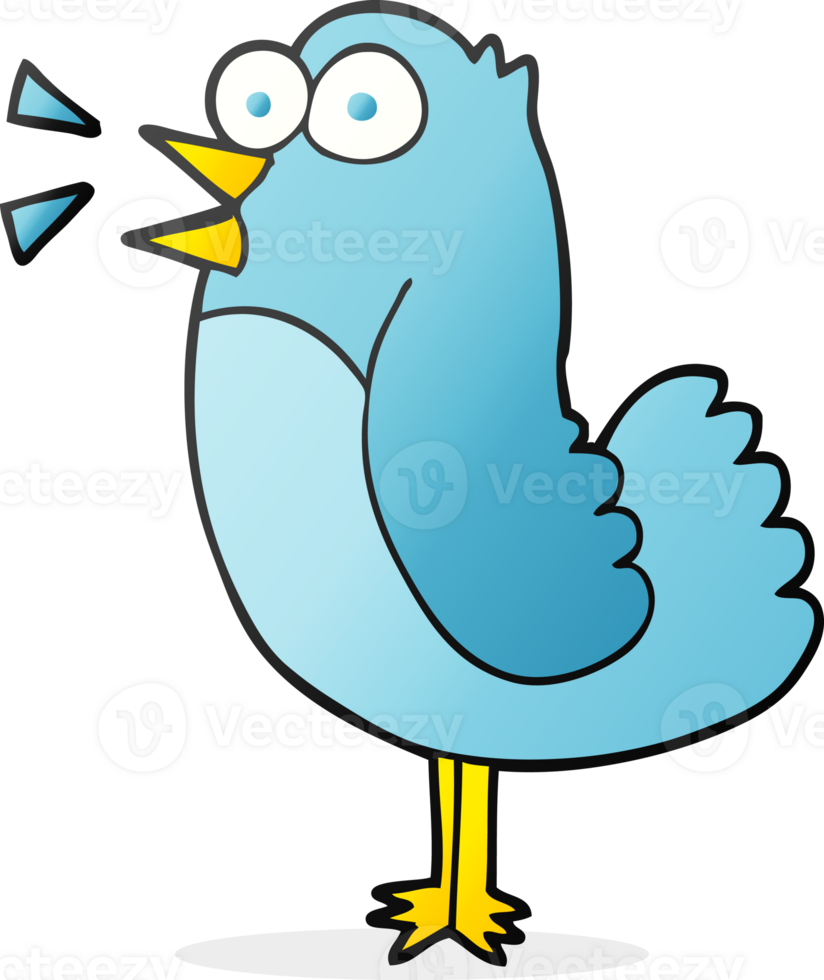 freehand drawn cartoon bird drawing png