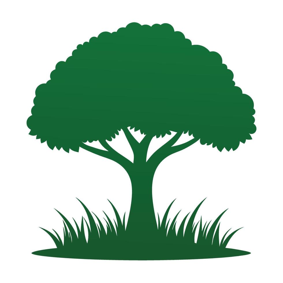 Tree sketch art illustration white background vector