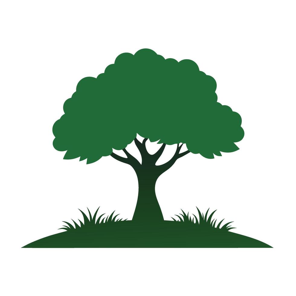 Tree sketch art illustration white background vector